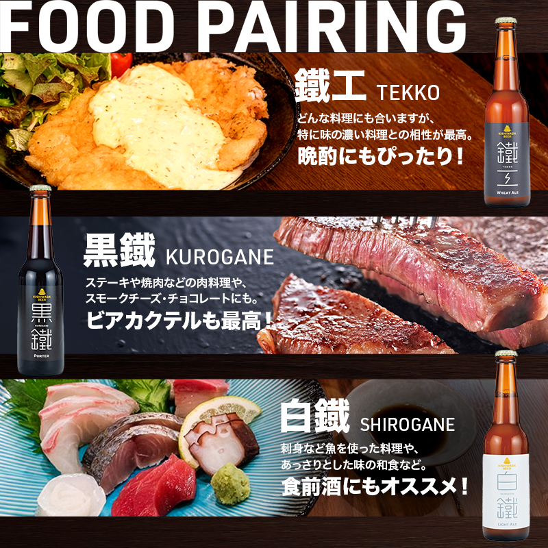 月変わり 定期便 6回 ビール 岸和田ビール 330ml×12本 飲み比べ セット 3種 鐵工 黒鐵 白鐵 飲み比べセット 地ビール クラフトビール 定期便 6ヶ月【岸和田ブランド認定品】 大阪府 岸和田市