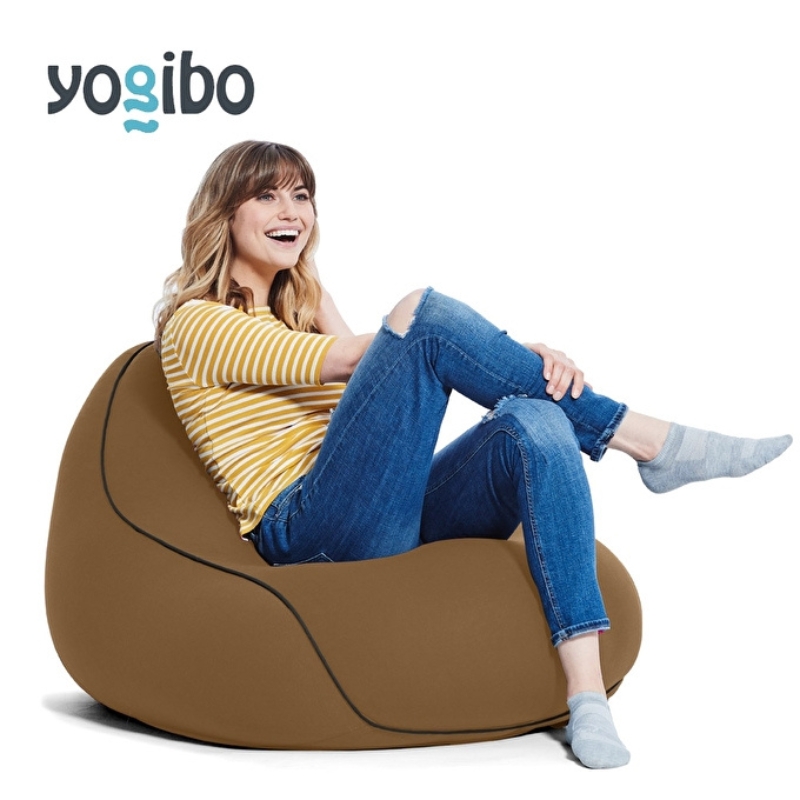 ヨギボー ラウンジャー チョコレートブラウン Yogibo Lounger ビーズクッション 1人掛け 背もたれ ローソファ パーソナルチェア 一人暮らし ゲーム 洗える 家具 ギフト 大阪府 岸和田市