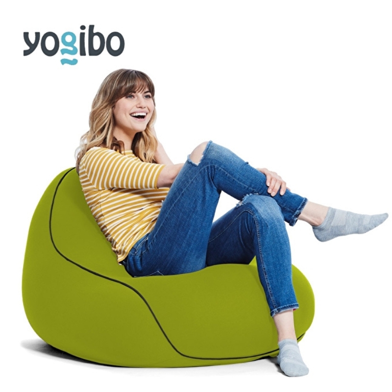 ヨギボー ラウンジャー ライムグリーン Yogibo Lounger ビーズクッション 1人掛け 背もたれ ローソファ パーソナルチェア 一人暮らし ゲーム 洗えるカバー 家具 ギフト 大阪府 岸和田市