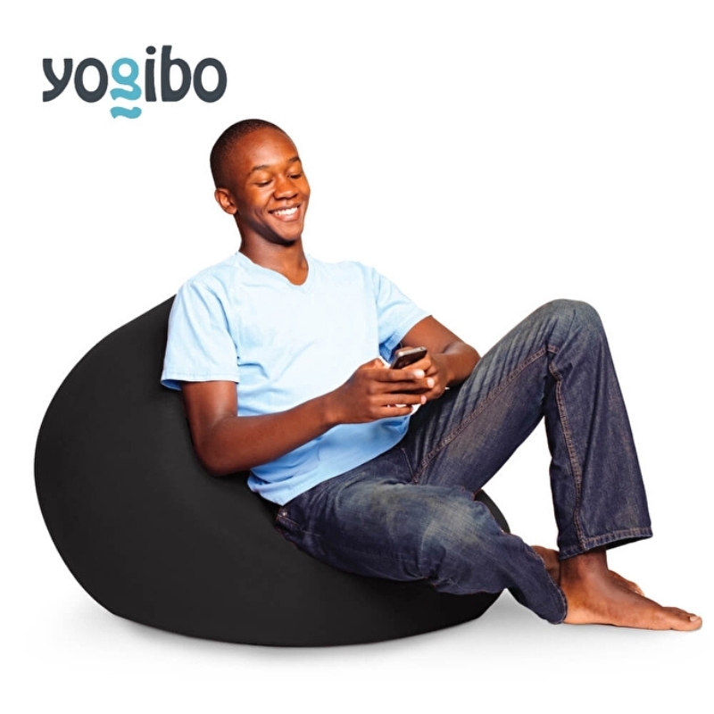 ヨギボー ミニ ブラック Yogibo Mini ビーズクッション 1人掛け ローソファ 座椅子 コンパクト 一人用 洗えるカバー インテリア 家具 ギフト 大阪府 岸和田市