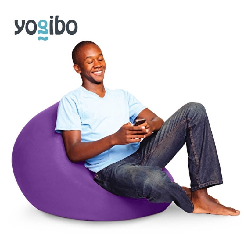 ヨギボー ミニ パープル Yogibo Mini ビーズクッション 1人掛け ローソファ 座椅子 コンパクト 一人用 洗えるカバー インテリア 家具 ギフト 大阪府 岸和田市