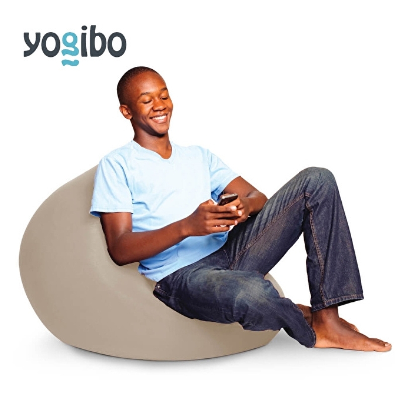 ヨギボー ミニ ライトグレー Yogibo Mini ビーズクッション 1人掛け ローソファ 座椅子 コンパクト 一人用 洗えるカバー インテリア 家具 ギフト 大阪府 岸和田市
