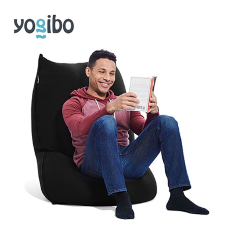 ヨギボー ライト ブラック Yogibo Lite ビーズクッション 1人掛け ローソファ スリム 軽量 コンパクト 新生活 省スペース 洗えるカバー インテリア 家具 ギフト 大阪府 岸和田市