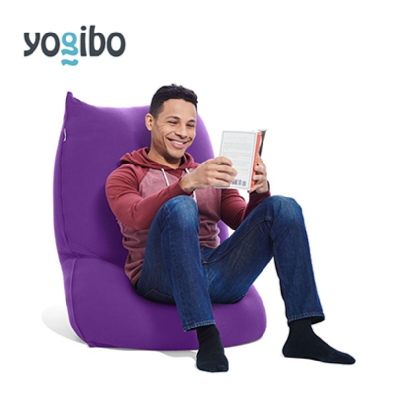ヨギボー ライト パープル Yogibo Lite ビーズクッション 1人掛け ローソファ スリム 軽量 コンパクト 新生活 省スペース 洗えるカバー インテリア 家具 ギフト 大阪府 岸和田市