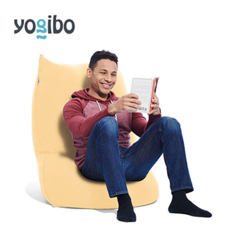 ヨギボー ライト クリームホワイト Yogibo Lite ビーズクッション 1人掛け ローソファ スリム 軽量 コンパクト 新生活 省スペース 洗えるカバー インテリア 家具 ギフト 大阪府 岸和田市
