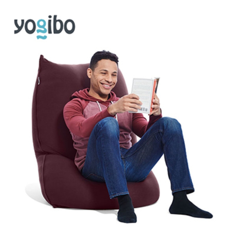 ヨギボー ライト ディープパープル Yogibo Lite ビーズクッション 1人掛け ローソファ スリム 軽量 コンパクト 新生活 省スペース 洗えるカバー インテリア 家具 ギフト 大阪府 岸和田市