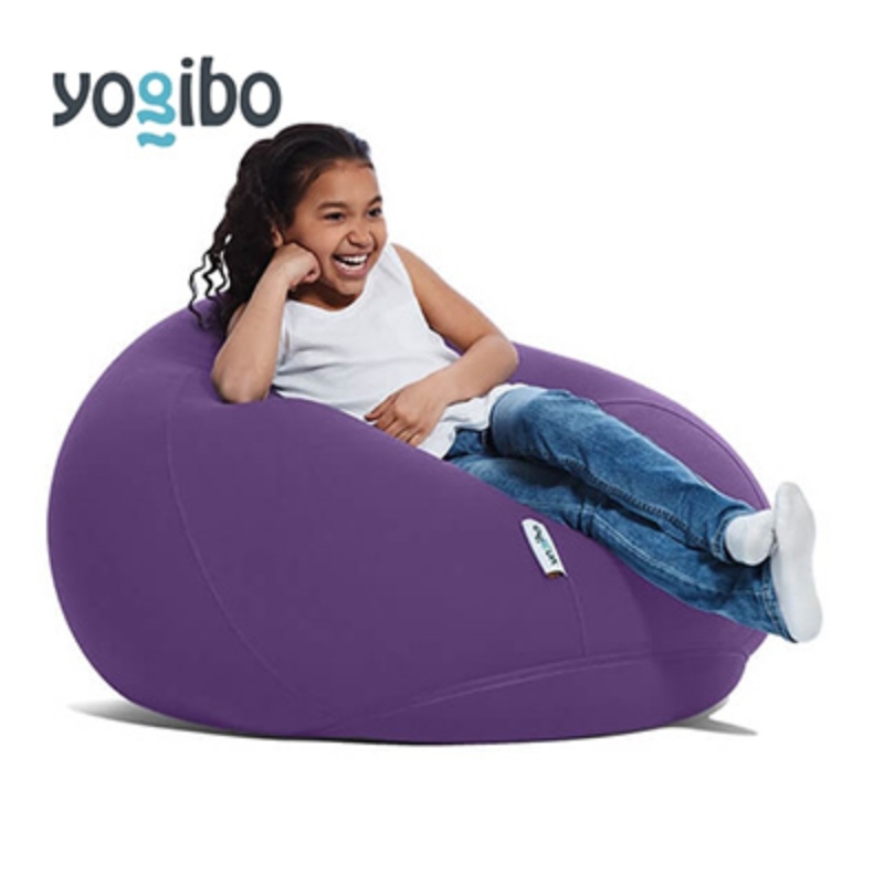 ヨギボー ドロップ パープル Yogibo Drop ビーズクッション 丸型 水滴型 1人掛け ローソファ 座椅子 持ち運び 洗えるカバー インテリア 家具 ギフト 大阪府 岸和田市