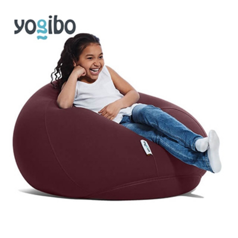 ヨギボー ドロップ ディープパープル Yogibo Drop ビーズクッション 丸型 水滴型 1人掛け ローソファ 座椅子 持ち運び 洗えるカバー インテリア 家具 ギフト 大阪府 岸和田市