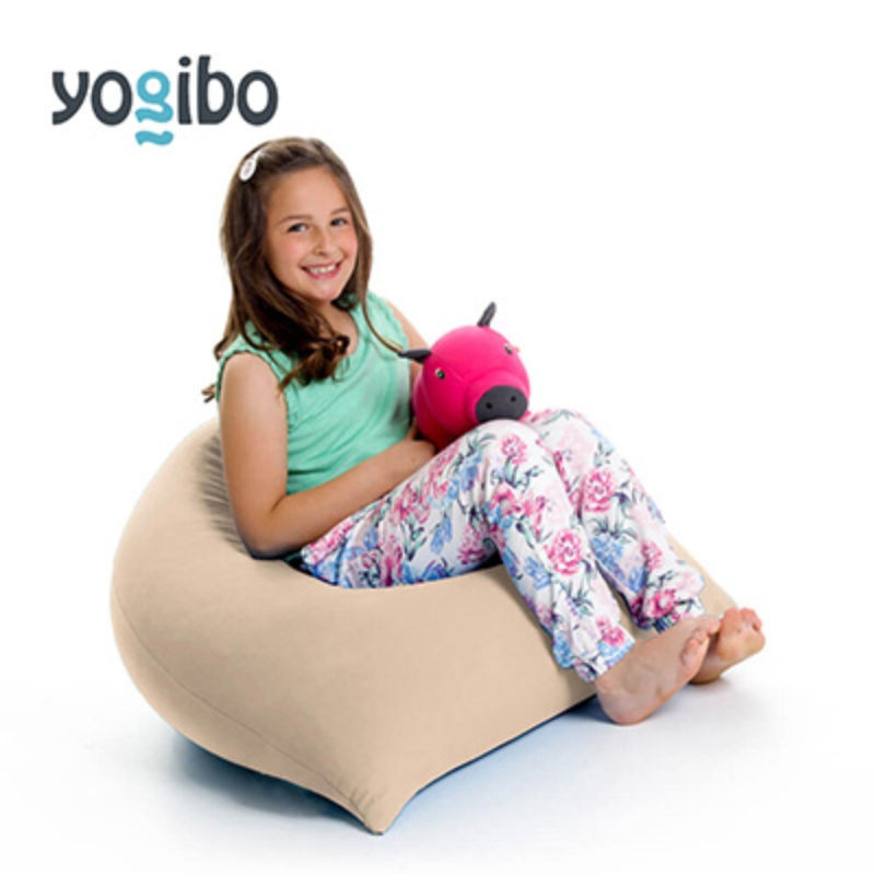 ヨギボー ピラミッド ライトグレー Yogibo Pyramid ビーズクッション 子ども用 小型 座椅子 三角形 持ち運び キッズ 洗えるカバー 家具 ギフト 大阪府 岸和田市