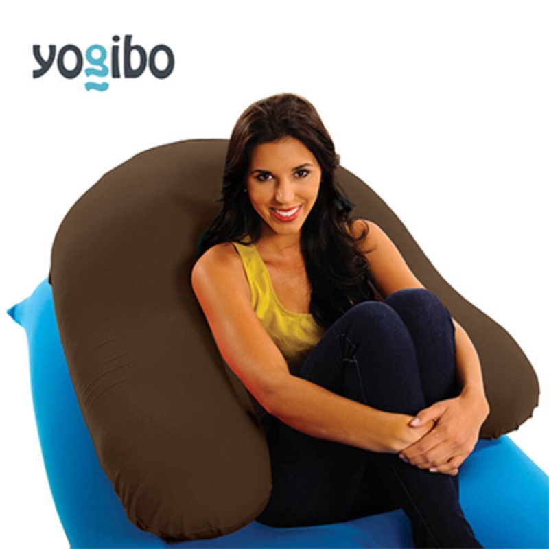 ヨギボー サポート チョコレートブラウン Yogibo Support 授乳クッション 背もたれ 肘置き U字型 ビーズクッション 妊婦 マタニティ 読書 洗えるカバー インテリア 大阪府 岸和田市
