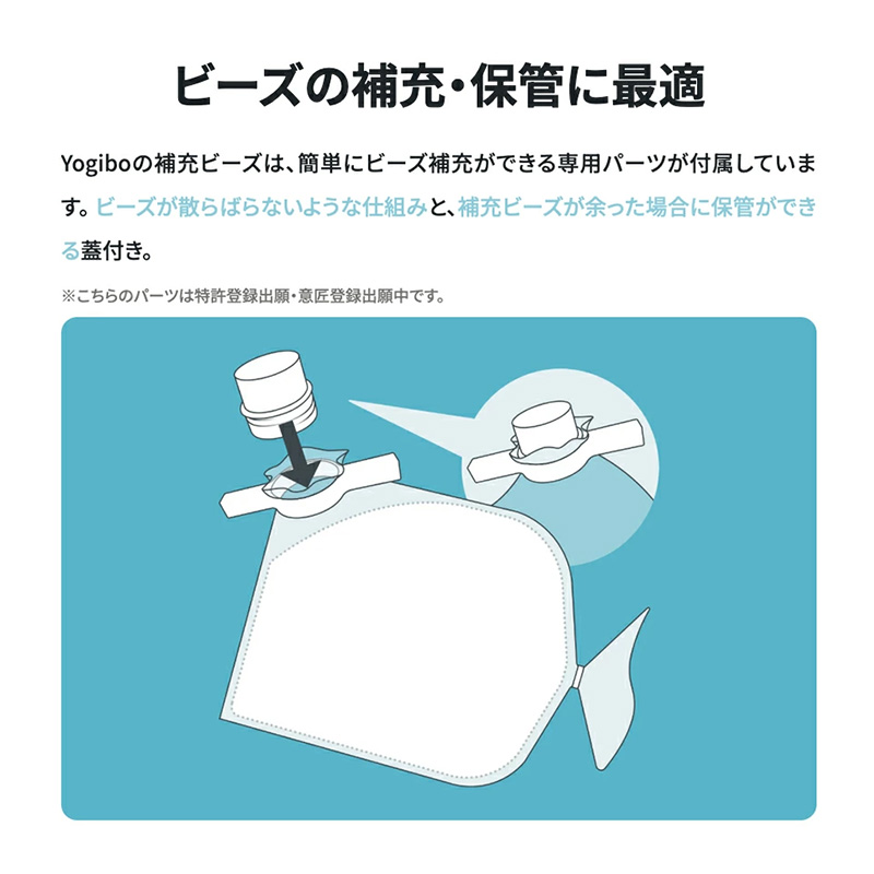 ヨギボー 補充ビーズ 3000g 174L Yogibo 補充用ビーズ クッション 詰め替え用 メンテナンス へたり対策 日用品 大阪府 岸和田市
