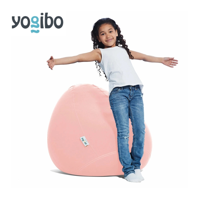 ヨギボー ドロップ フラミンゴ Yogibo Drop ビーズクッション 丸型 水滴型 1人掛け ローソファ 座椅子 持ち運び 洗えるカバー インテリア 家具 ギフト 大阪府 岸和田市