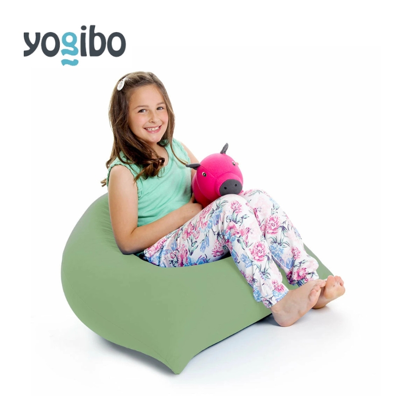 ヨギボー ピラミッド ピスタチオ Yogibo Pyramid ビーズクッション 子ども用 小型 座椅子 三角形 持ち運び キッズ 洗えるカバー 家具 ギフト 大阪府 岸和田市