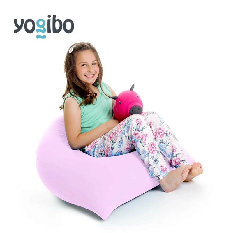 ヨギボー ピラミッド ラベンダー Yogibo Pyramid ビーズクッション 子ども用 小型 座椅子 三角形 持ち運び キッズ 洗えるカバー 家具 ギフト 大阪府 岸和田市