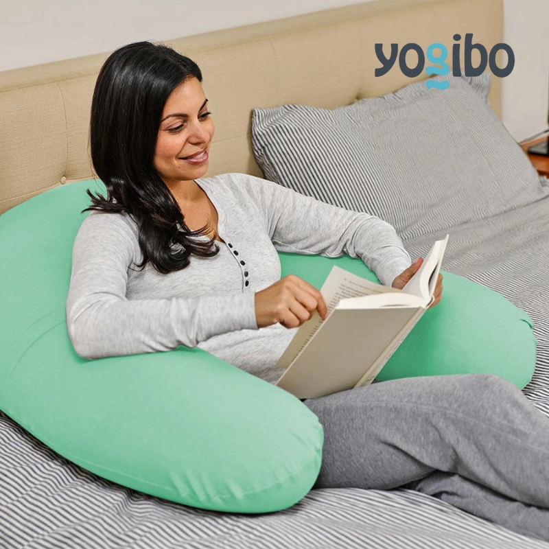 ヨギボー サポート ミント Yogibo Support 授乳クッション 背もたれ 肘置き U字型 ビーズクッション 妊婦 マタニティ 読書 洗えるカバー インテリア 大阪府 岸和田市