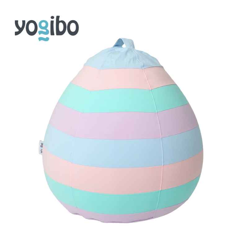 ヨギボー ドロップ レインボー パステル Yogibo Drop Rainbow ビーズクッション 丸型 水滴型 1人掛け ローソファ おしゃれ 洗えるカバー 家具 ギフト 大阪府 岸和田市