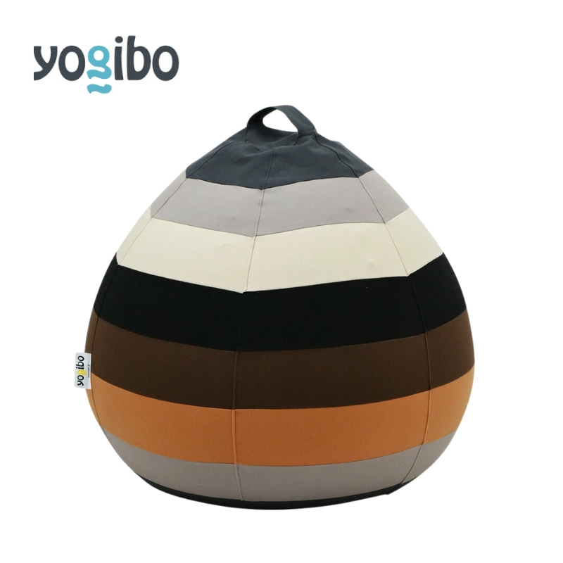ヨギボー ドロップ レインボー ナチュラル Yogibo Drop Rainbow ビーズクッション 丸型 水滴型 1人掛け ローソファ おしゃれ 洗えるカバー 家具 ギフト 大阪府 岸和田市