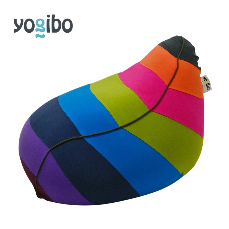 ヨギボー ラウンジャー レインボー ブライト Yogibo Lounger Rainbow ビーズクッション 背もたれ 1人掛け ローソファ パーソナルチェア ゲーム 読書 洗えるカバー 大阪府 岸和田市