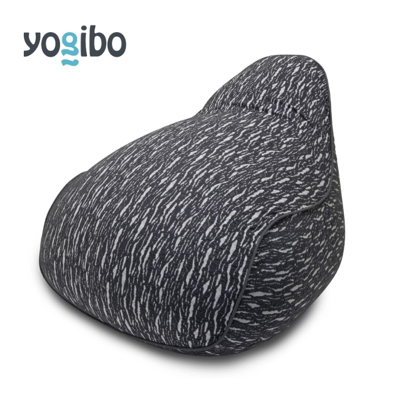 ヨギボー ラックス ラウンジャー ダークグレー Yogibo Luxe Lounger ビーズクッション 1人掛け 背もたれ ソファ 高級感 モダン インテリア 大阪府 岸和田市