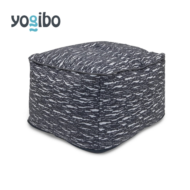 ヨギボー ラックス オットマン ダークグレー Yogibo Luxe Ottoman ビーズクッション 足置き スツール 1人掛け 椅子 高級感 モダン インテリア カバー洗える 家具 ギフト 大阪府 岸和田市