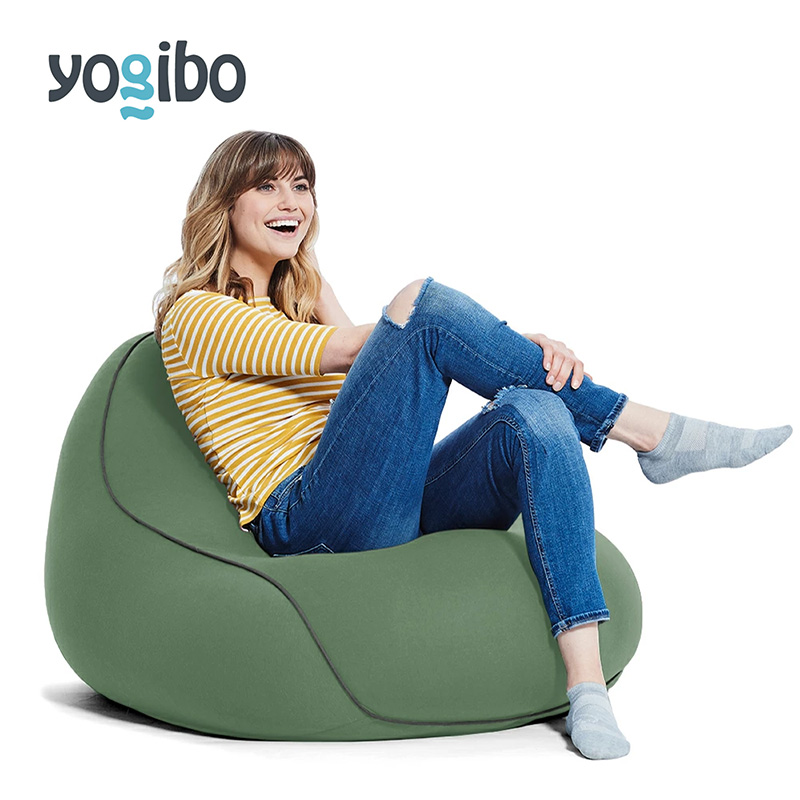 ヨギボー ラウンジャー オリーブグリーン Yogibo Lounger ビーズクッション 1人掛け 背もたれ ローソファ パーソナルチェア 一人暮らし ゲーム 洗えるカバー 家具 ギフト 大阪府 岸和田市