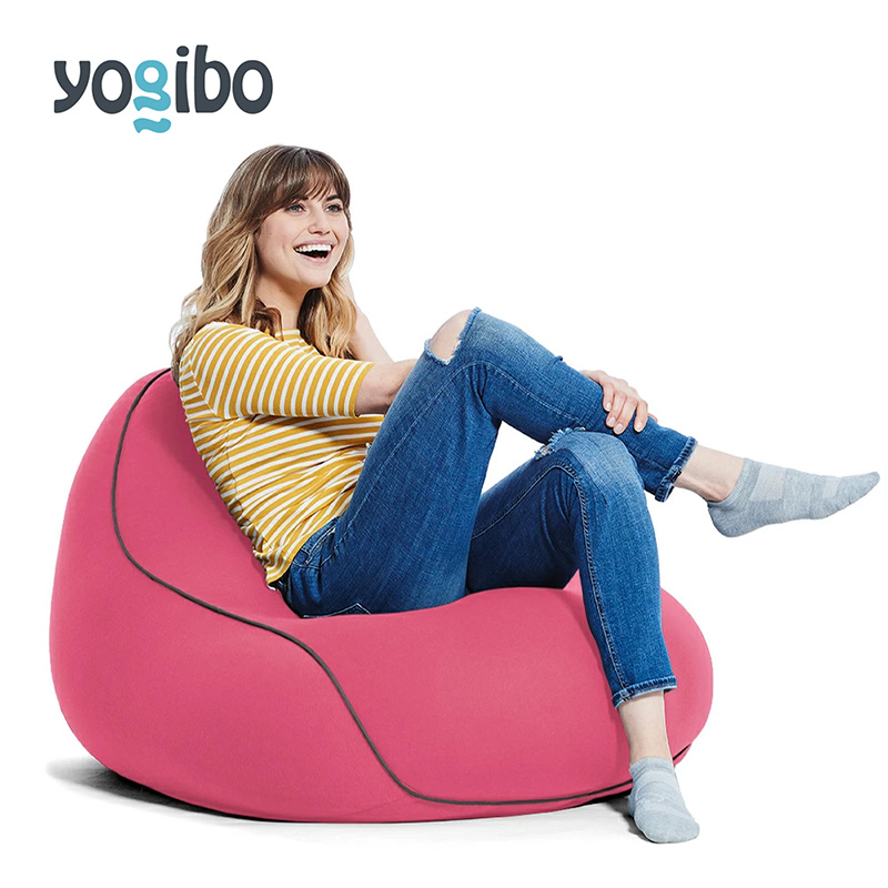 ヨギボー ラウンジャー ダスティピンク Yogibo Lounger ビーズクッション 1人掛け 背もたれ ローソファ パーソナルチェア 一人暮らし ゲーム 洗えるカバー 家具 ギフト 大阪府 岸和田市