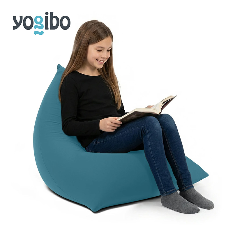ヨギボー ピラミッド ダークミント Yogibo Pyramid ビーズクッション 子ども用 小型 座椅子 三角形 持ち運び キッズ 洗えるカバー 家具 ギフト 大阪府 岸和田市