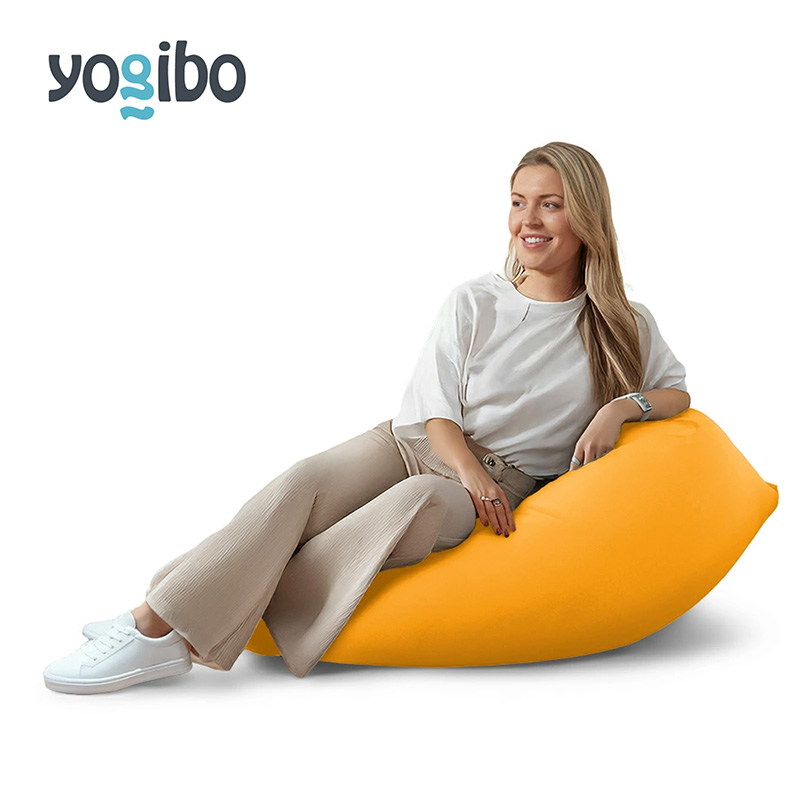 ヨギボー ミニ アンバーゴールド Yogibo Mini ビーズクッション 1人掛け ローソファ 座椅子 コンパクト 一人用 洗えるカバー インテリア 家具 ギフト 大阪府 岸和田市