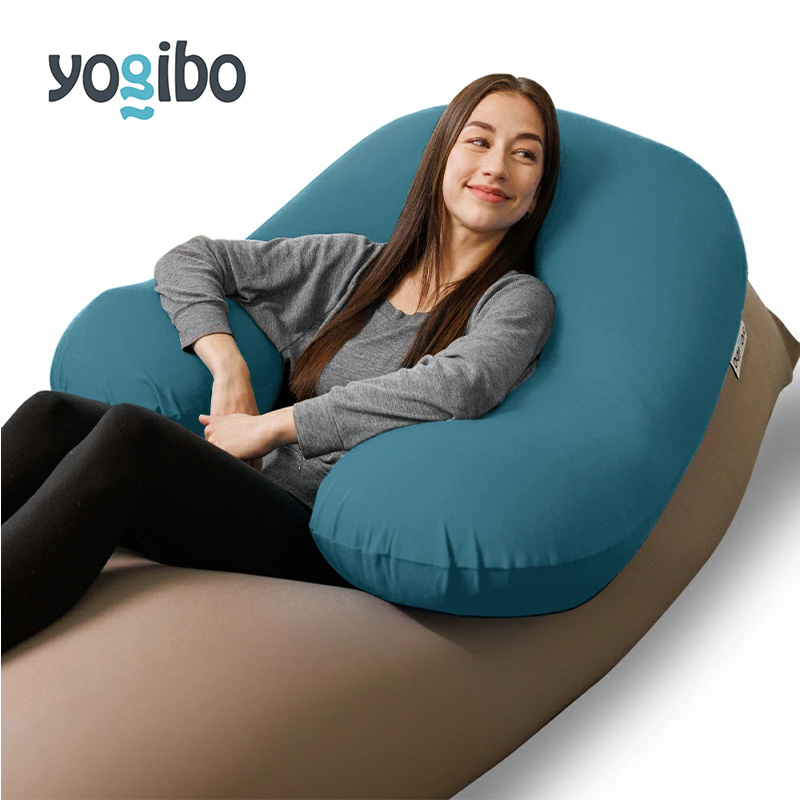 ヨギボー サポート ダークミント Yogibo Support 授乳クッション 背もたれ 肘置き U字型 ビーズクッション 妊婦 マタニティ 読書 洗えるカバー インテリア 大阪府 岸和田市