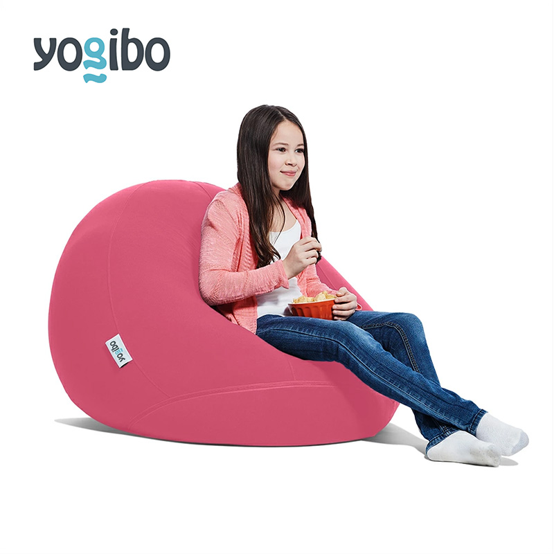 ヨギボー ドロップ ダスティピンク Yogibo Drop ビーズクッション 丸型 水滴型 1人掛け ローソファ 座椅子 持ち運び 洗えるカバー インテリア 家具 ギフト 大阪府 岸和田市