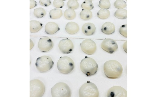 杵つき餅 黒豆 2kg（10個×4パック） / もち 餅 おもち もち 白餅 もち米 国産米 単一米 個包装 冷凍 年内発送【ibuk0005】