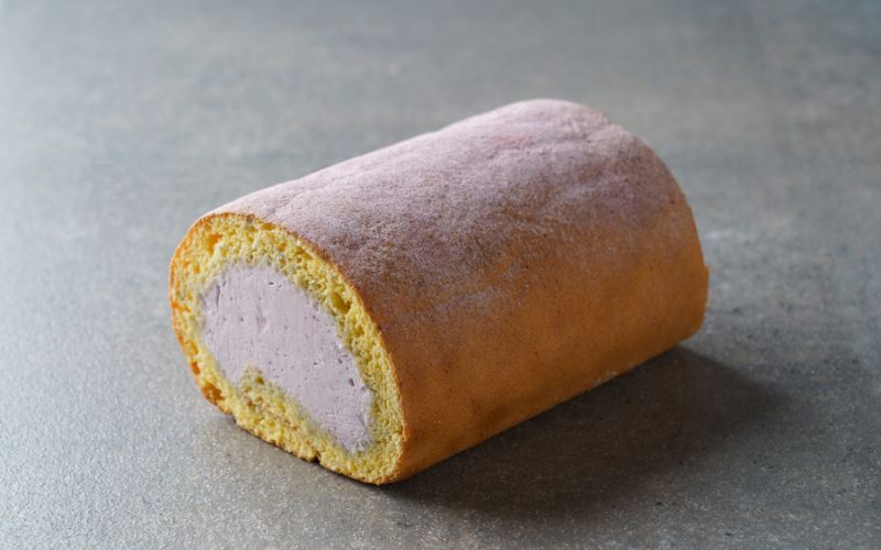 【香料・乳化剤・安定剤不使用】手作りあおもりカシスミニココナッツロールケーキ / スイーツ 洋菓子 お菓子 おやつ ロールケーキ 冷凍 増田製粉所 ココナッツ カシス 生クリーム ホイップクリーム 自分へのご褒美 ティータイム【jbpy0005】