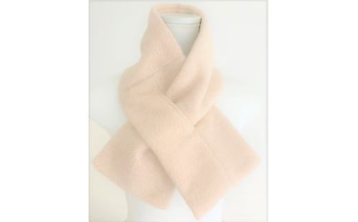 【杢ベージュ】オーガニック コットン ふんわり ティペット【canl0017-1】