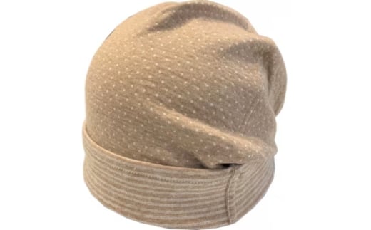 【ブラウン】オーガニックコットンドットたっぷりワッチ【canl0012-2】