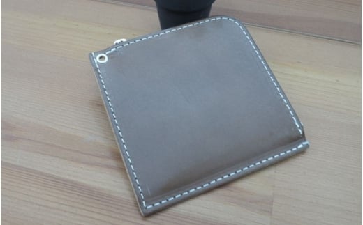 財布 プチウォレット【ダークブラウン】 革 ( 縦約11cm × 横約11cm × 厚さ約1.0cm )【lfco0004-6】