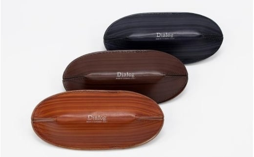 【ダークブラウン】Dialogメガネケース【kids0010-2】