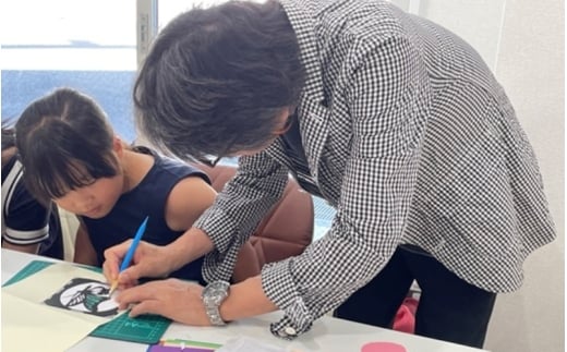 切り絵画家　久保修ワークショップ　初級コース（１名様） / 切り絵 体験 教室 アート ワークショップ ものづくり 初心者【kubo0002】