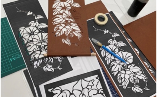 切り絵画家　久保修ワークショップ　渋紙コース（１名様）/ 切り絵 体験 教室 アート ワークショップ 豊中市 ものづくり【kubo0003】