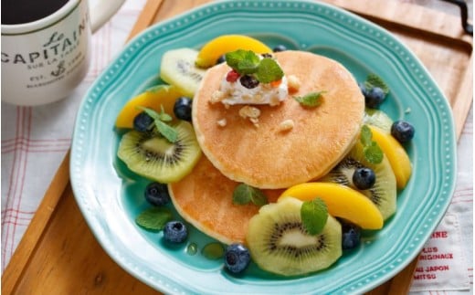 ホットケーキ 4袋（1袋6枚入り） / マリンフード 個包装 シロップ ホワイトソフト付 冷凍 朝食 おやつ 国産小麦【mrnf0002】