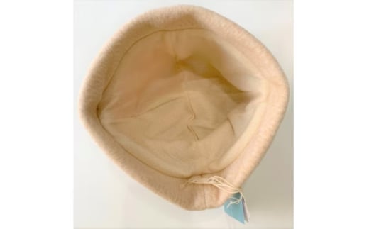 【杢ベージュ】オーガニック コットン ふんわり 帽子【canl0016-2】