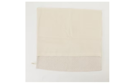 【ナチュラル】オーガニックコットン麻混ワッフルクッションカバー45＊45【canl0010-1】