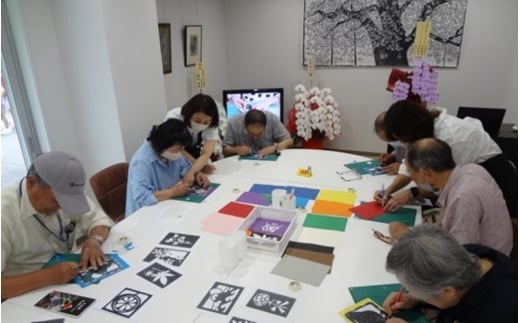 切り絵ワークショップ　入門コース（２名様）/ 切り絵 体験 教室 アート ワークショップ 豊中市 ものづくり ペア 初心者【kubo0001】