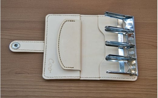 レール式コインケース【キャメル】各コインをキッチリ収納できる小さなお財布！【lfco0002-1】