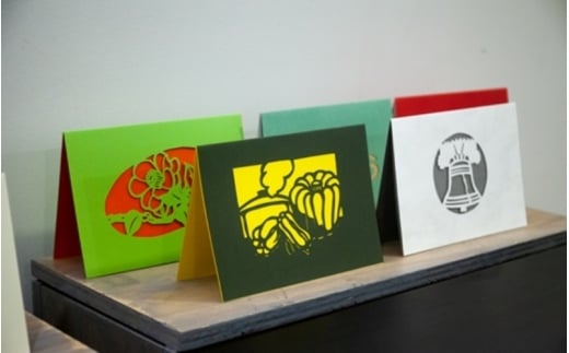 切り絵ワークショップ　入門コース（２名様）/ 切り絵 体験 教室 アート ワークショップ 豊中市 ものづくり ペア 初心者【kubo0001】
