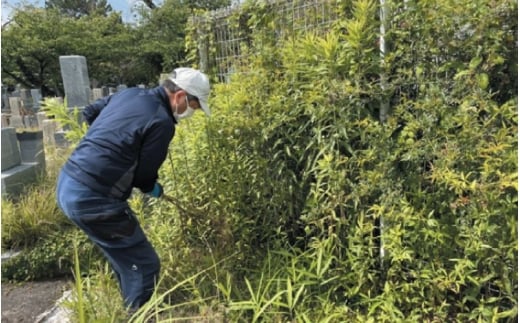 豊中市 お墓掃除サービス / お墓掃除 代行 墓清掃 豊中市 作業報告 写真報告【tsjc0001】