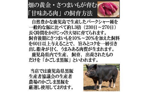 【25-28】鹿児島黒豚厚切りロースとんかつ 150g×3枚　スエヒロ家