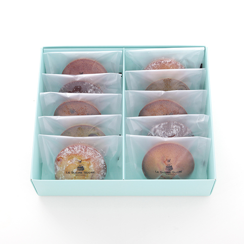 【75-01】大人気店「ル シュクル シュクル」のフィナンシェ セルクル アラカルト 10個入り