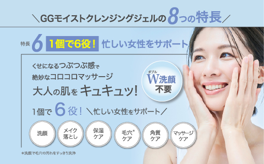 【78-01】GG モイストクレンジングジェル　NIKIPITA（ニキピタ）