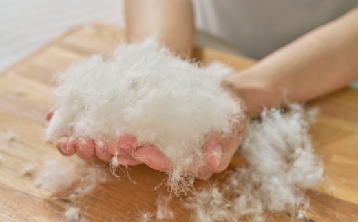 ご家庭で手洗いできる 羽毛肌掛けふとん ダブル（約190×210㎝） | 手洗い可 国産 寝具 布団 ホワイトダックダウン85％ 泉大津市