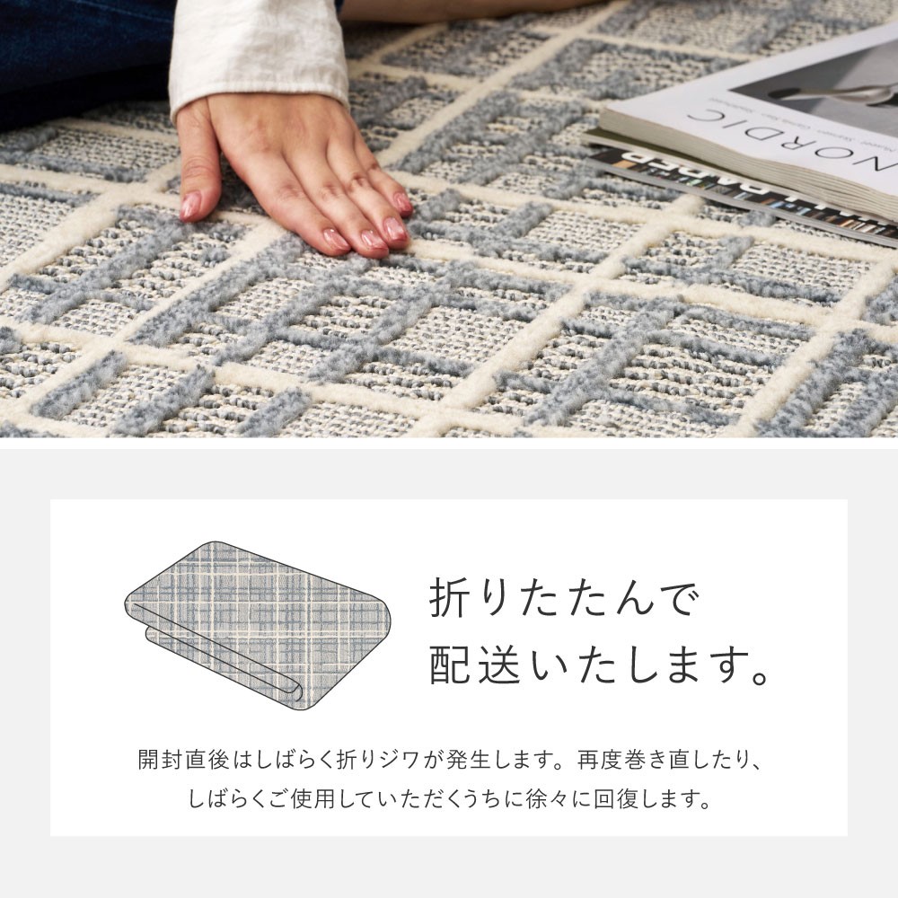 抗菌・防ダニ加工 ツイード調 カーペット 直径160cm円形 600204203X